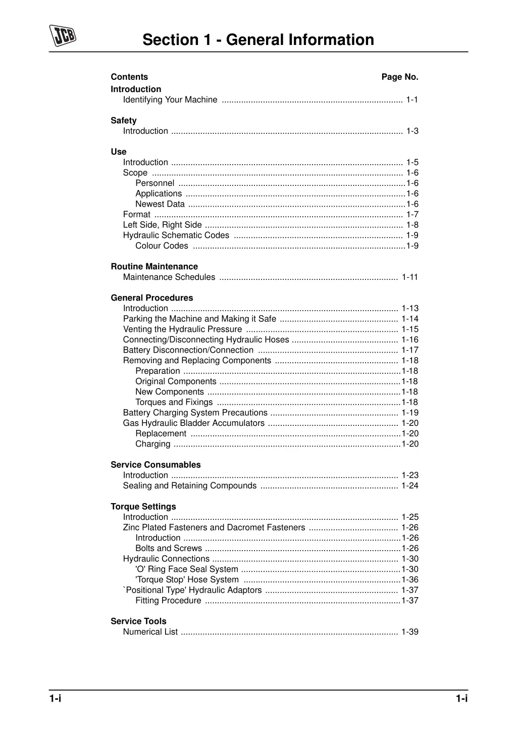 section 1 general information