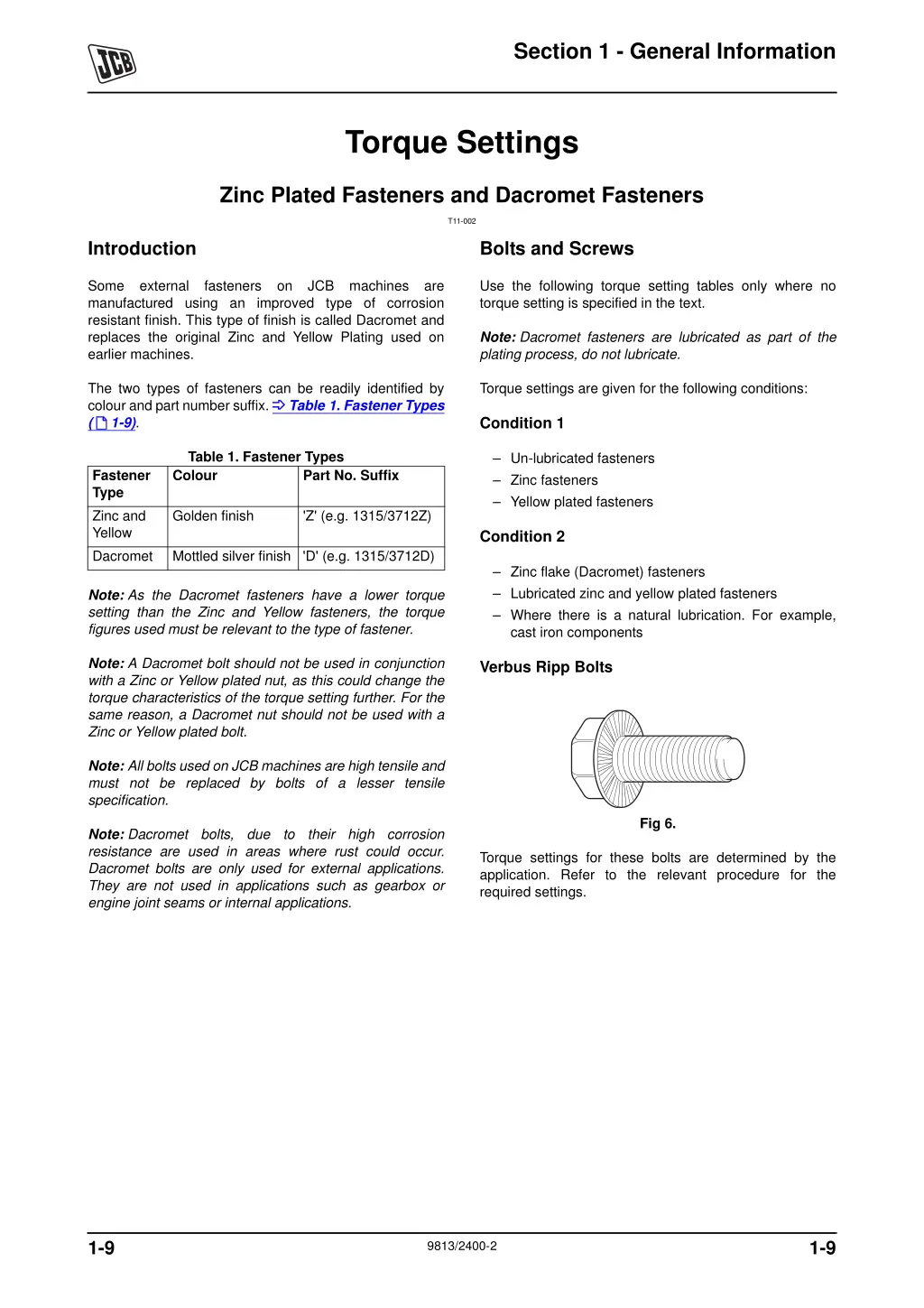 section 1 general information 9