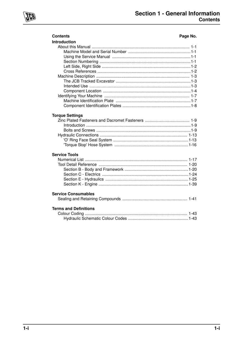 section 1 general information