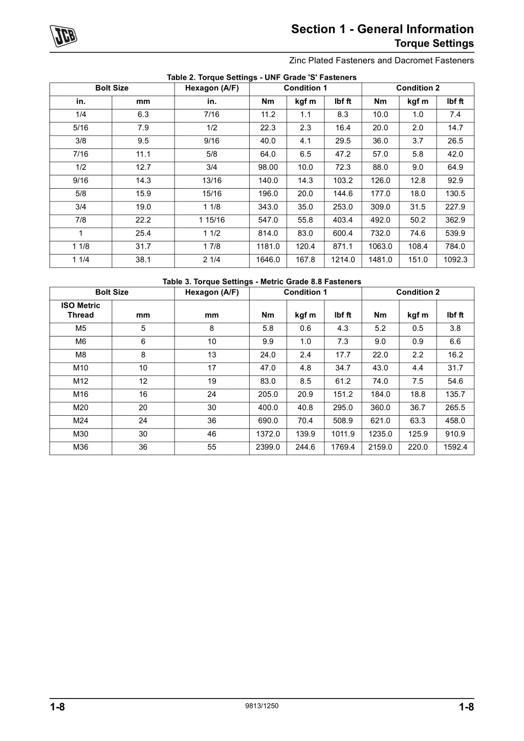 section 1 general information 8