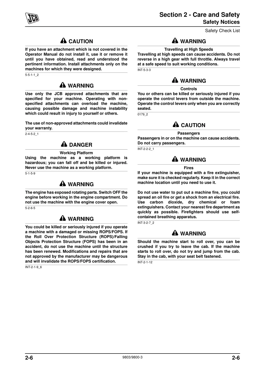 section 2 care and safety 6