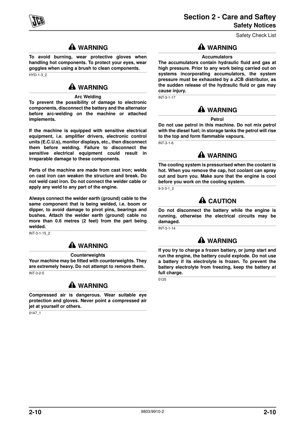 section 2 care and saftey 10