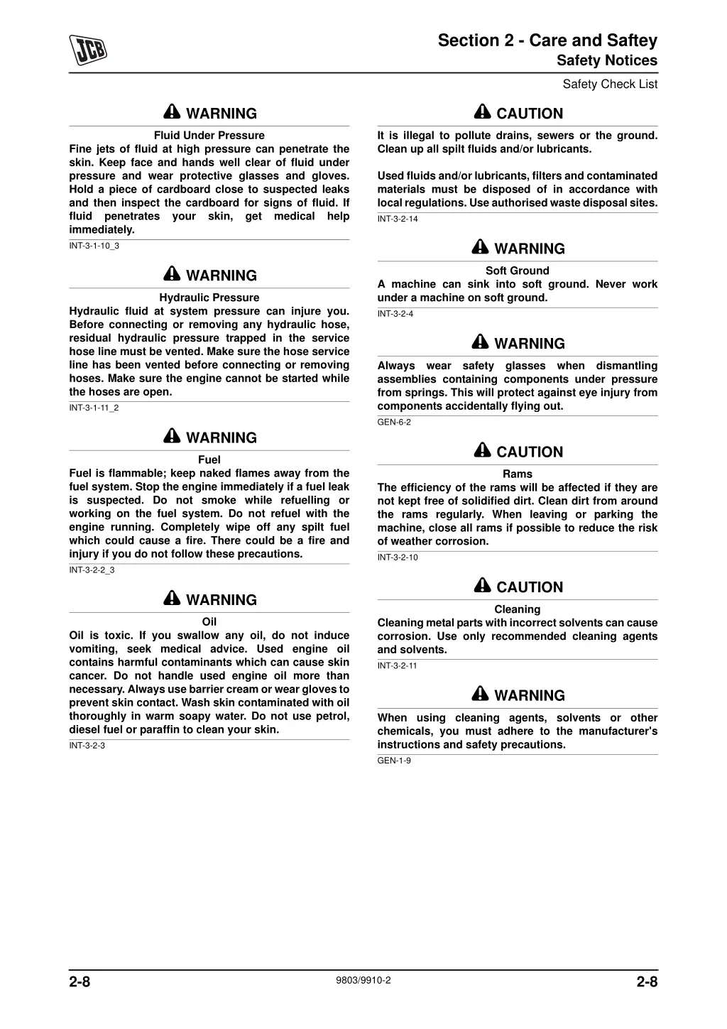 section 2 care and saftey 8