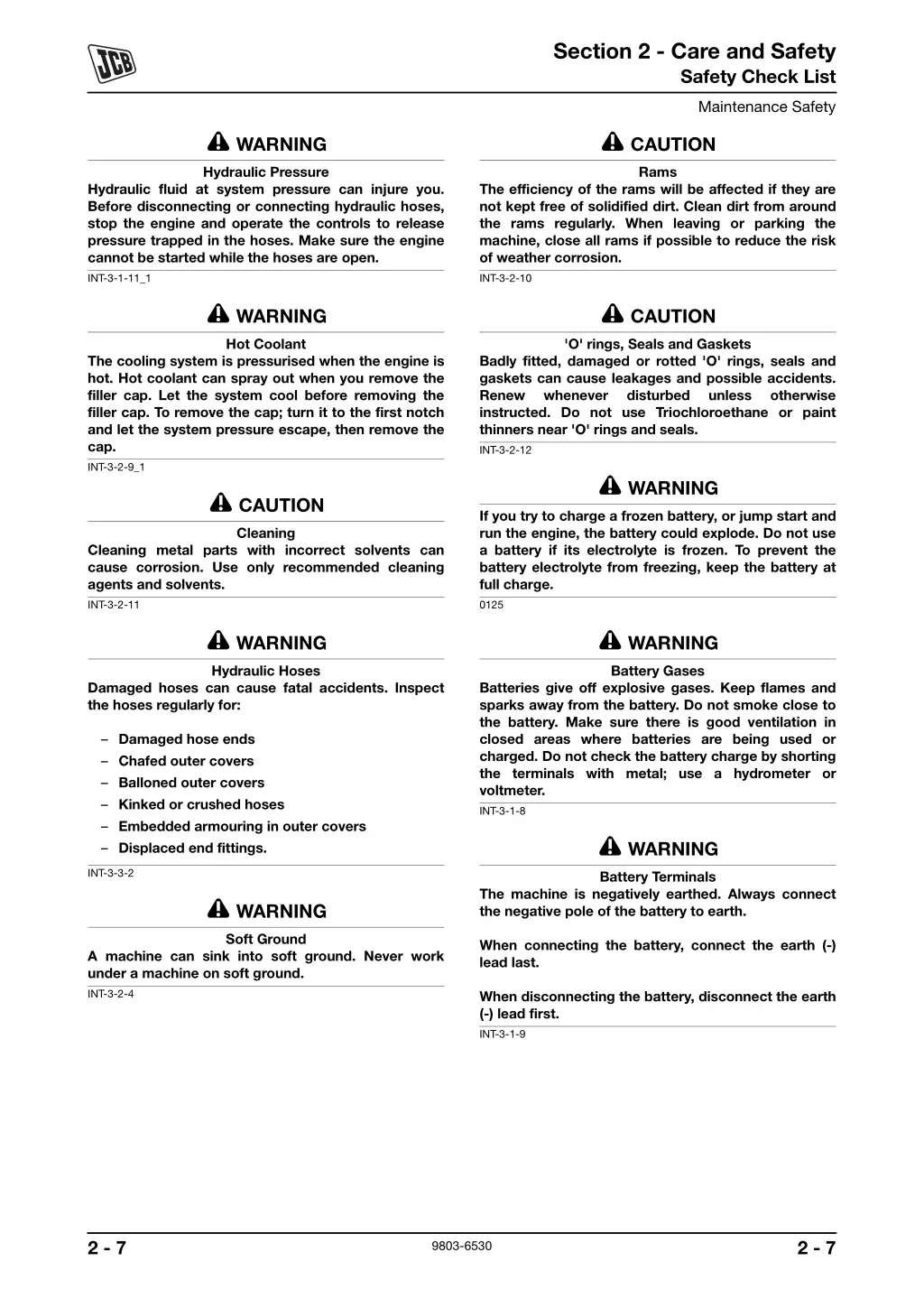 section 2 care and safety safety check list 5