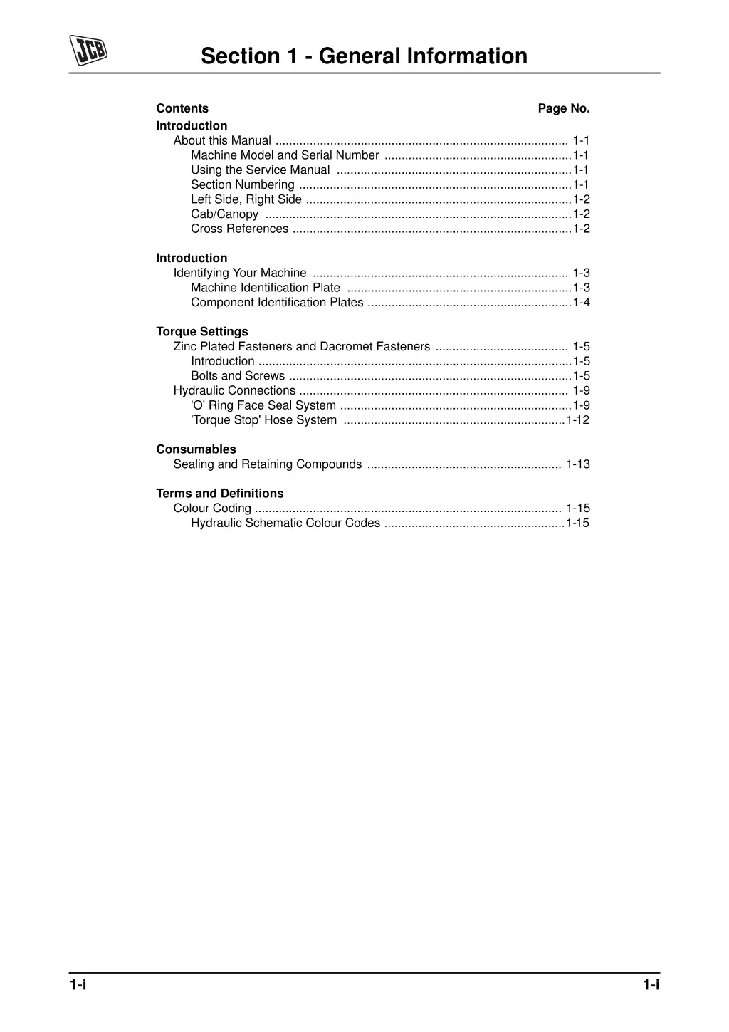 section 1 general information 1