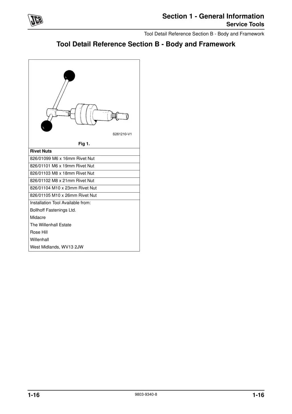 section 1 general information 16