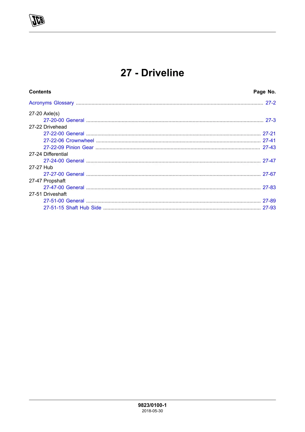 27 driveline