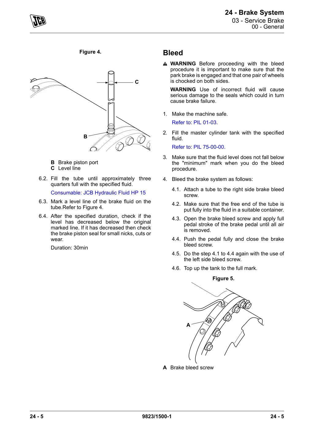 24 brake system 03 service brake 00 general 2