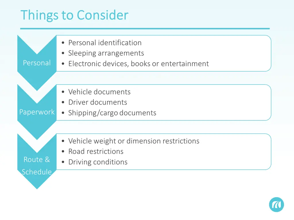 things to consider things to consider