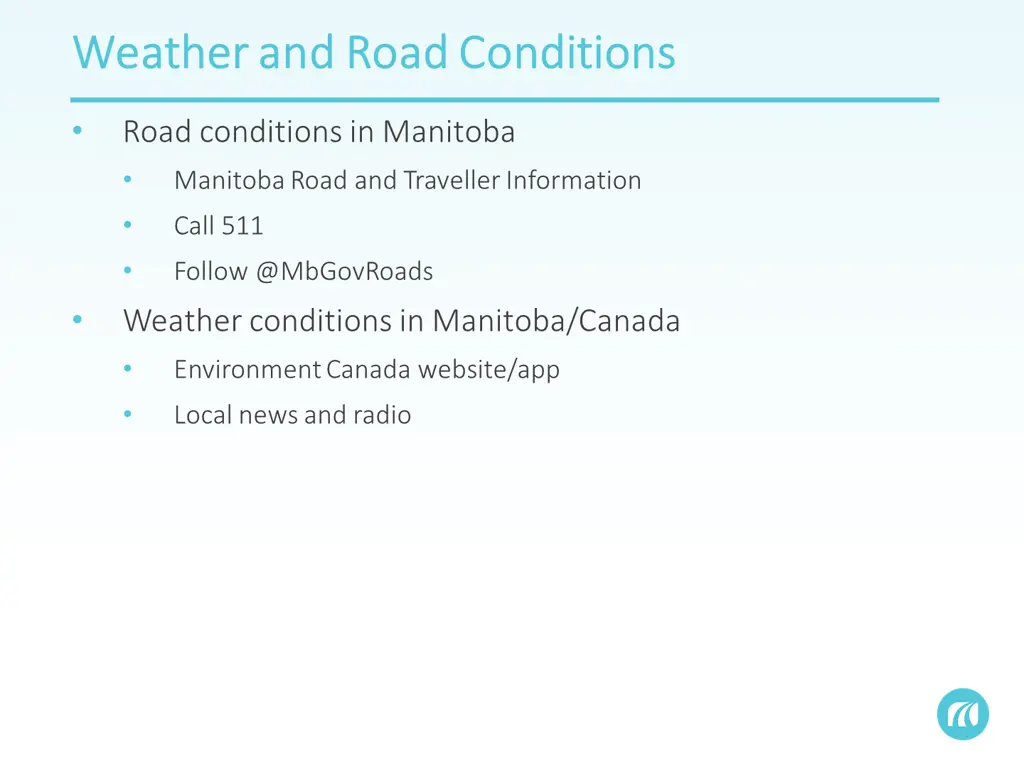 weather and road conditions weather and road