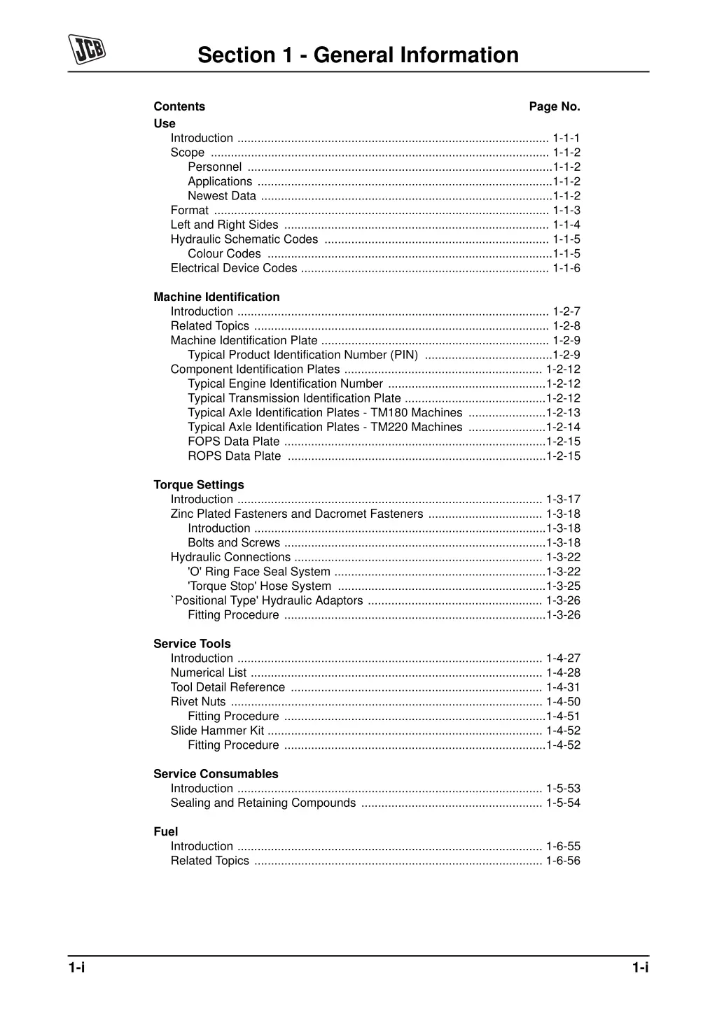 section 1 general information 1