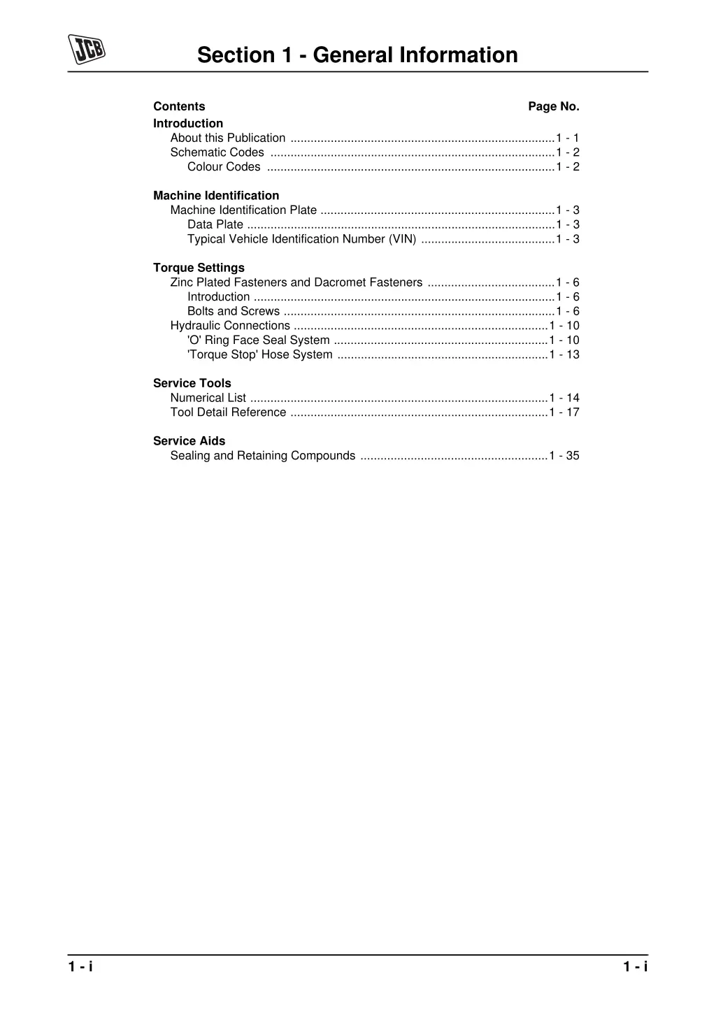 section 1 general information 1