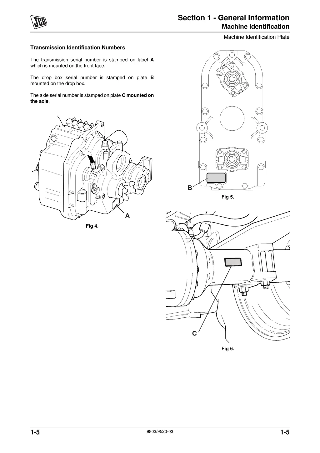 section 1 general information machine 1