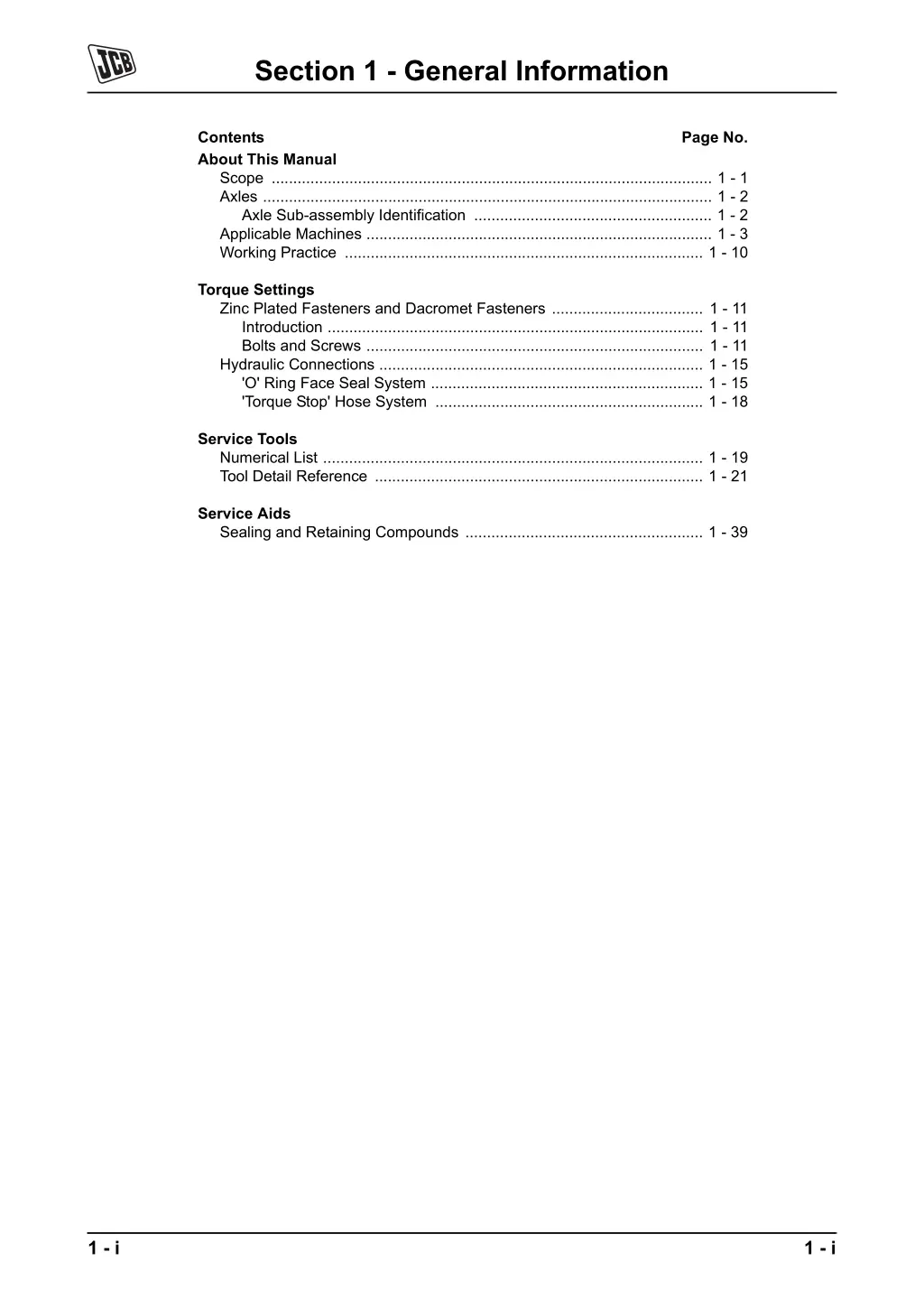 section 1 general information