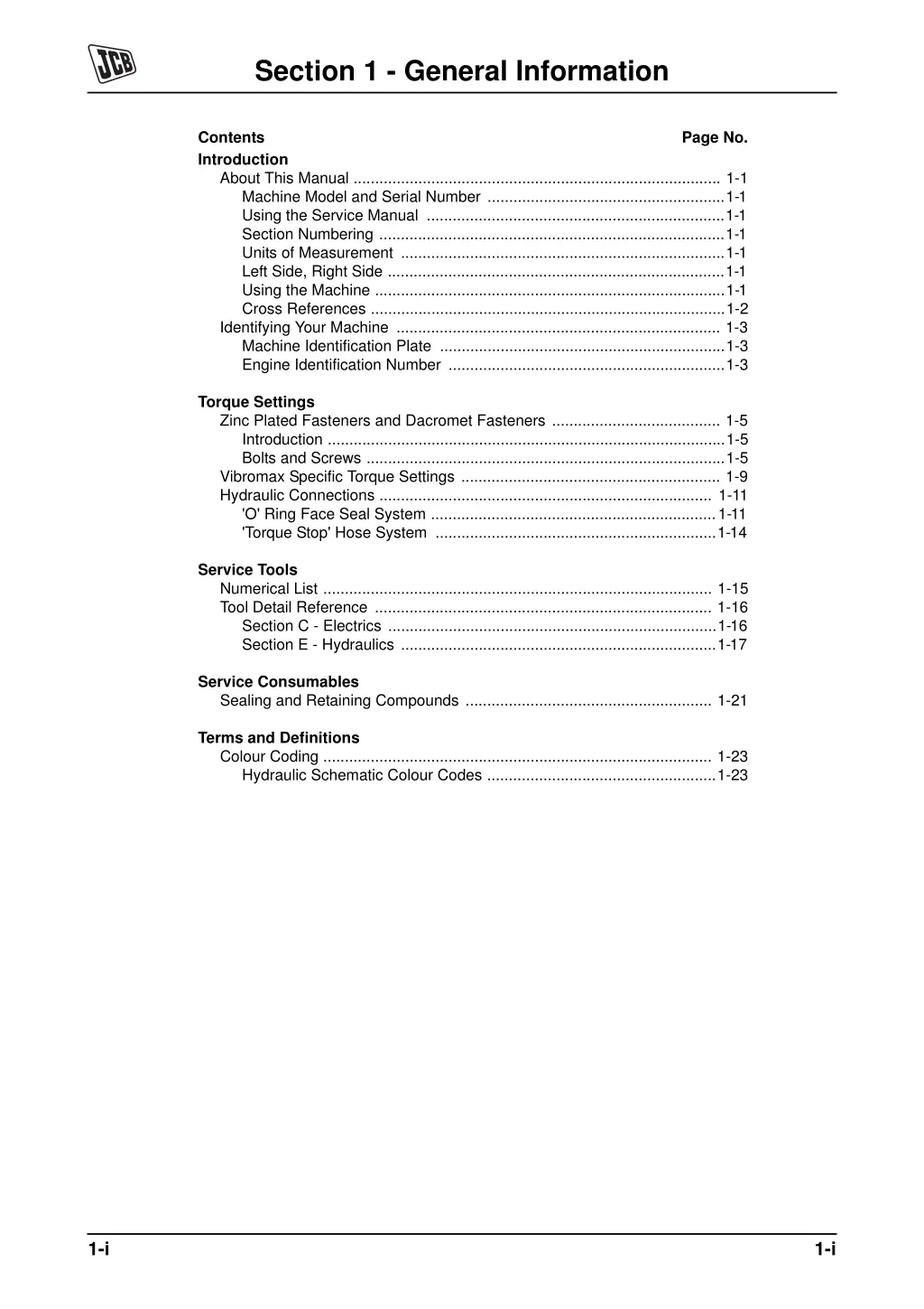 section 1 general information 1