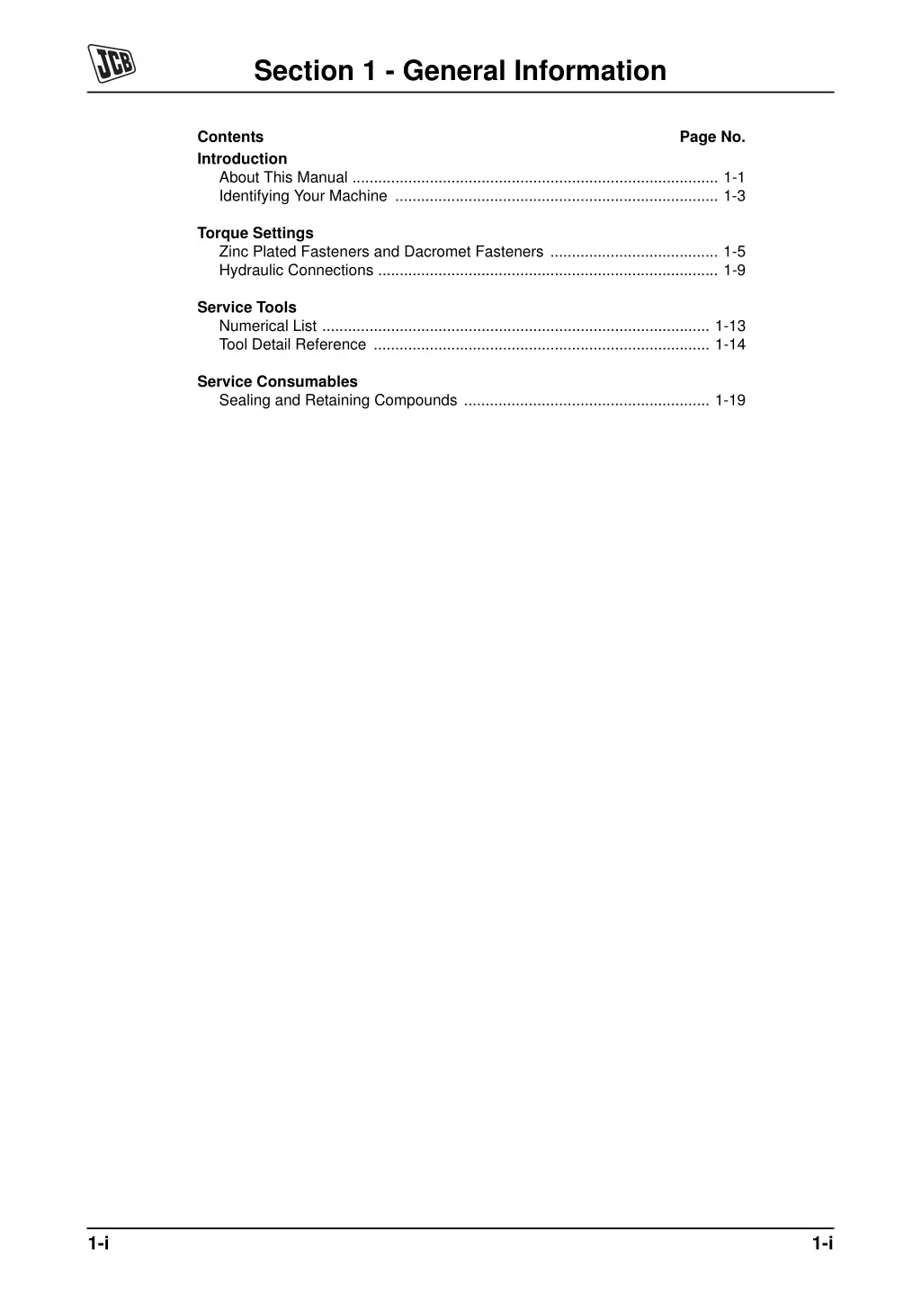 section 1 general information 1