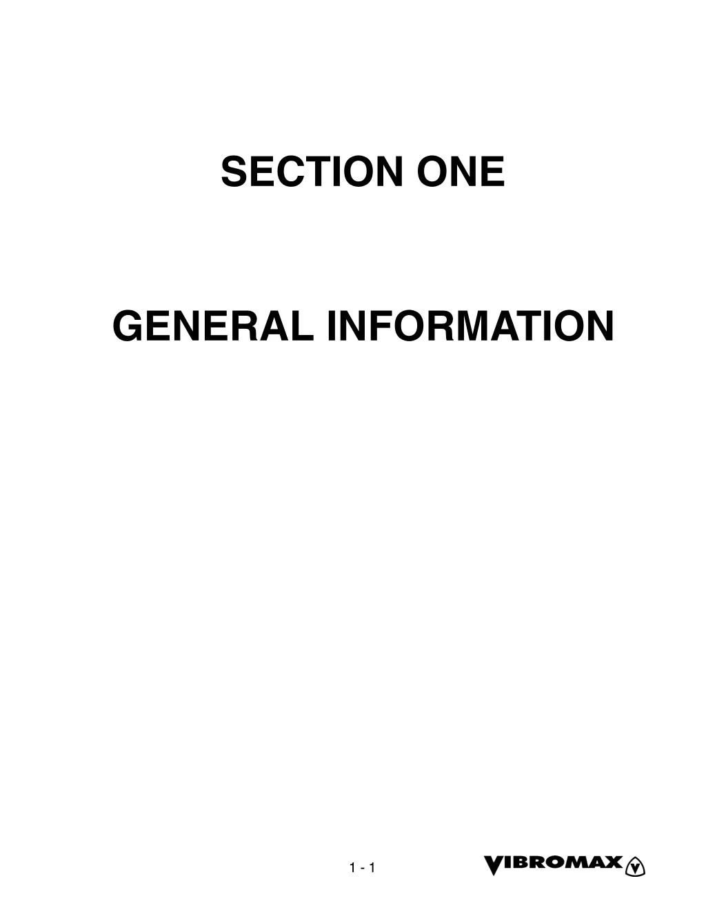 section one 1