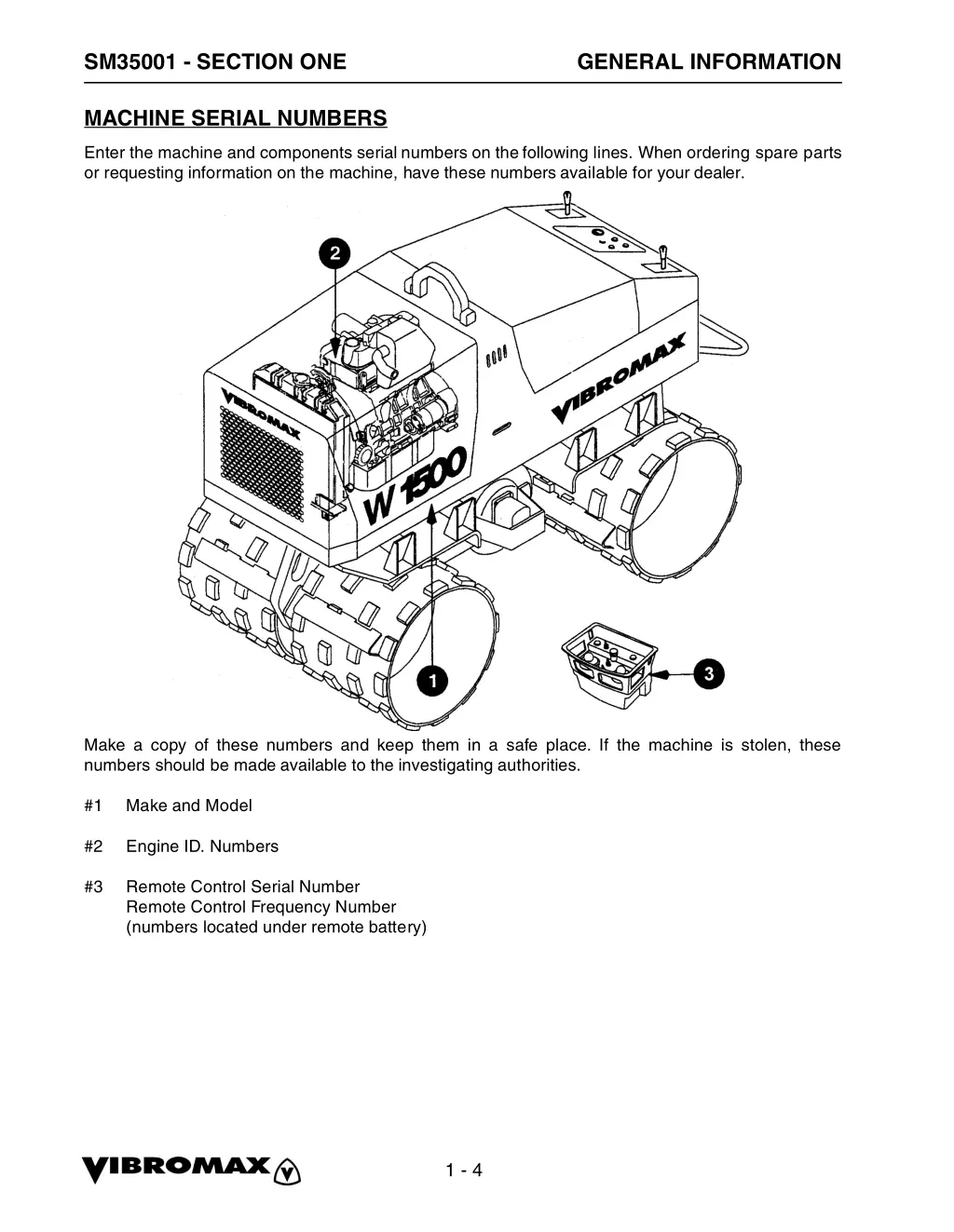 sm35001 section one 2