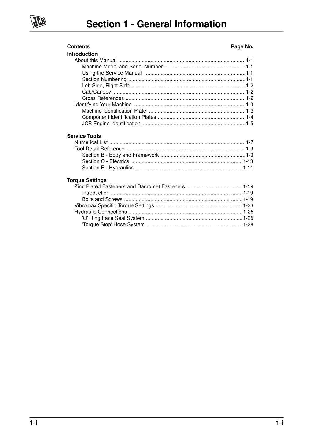 section 1 general information 1