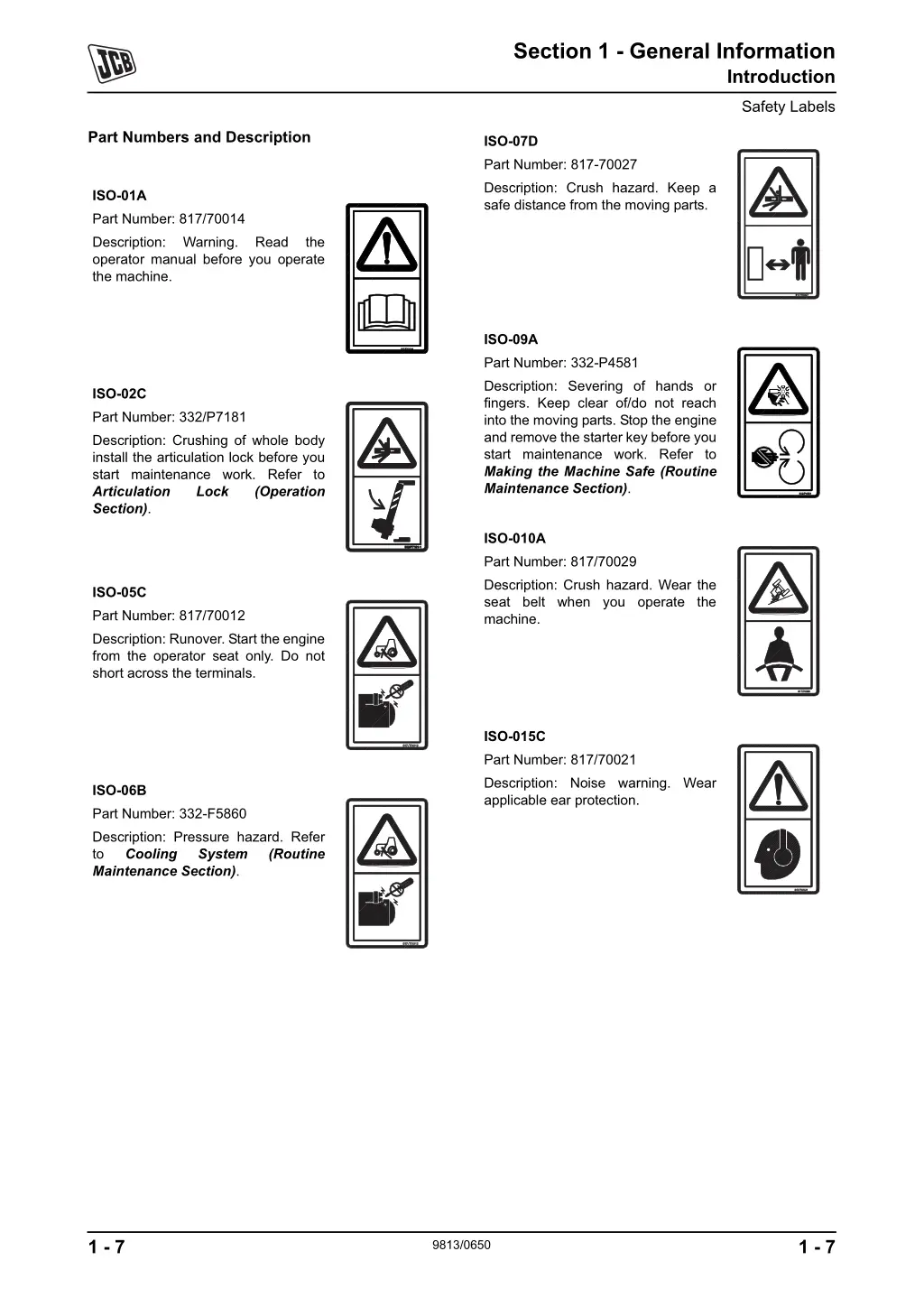 section 1 general information 7