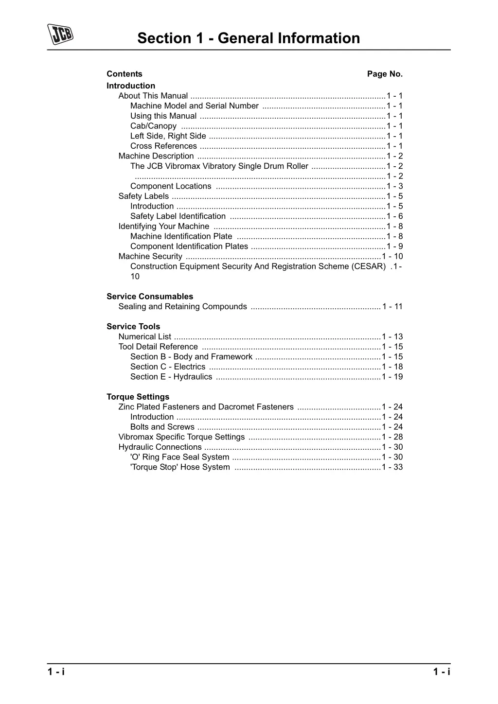 section 1 general information