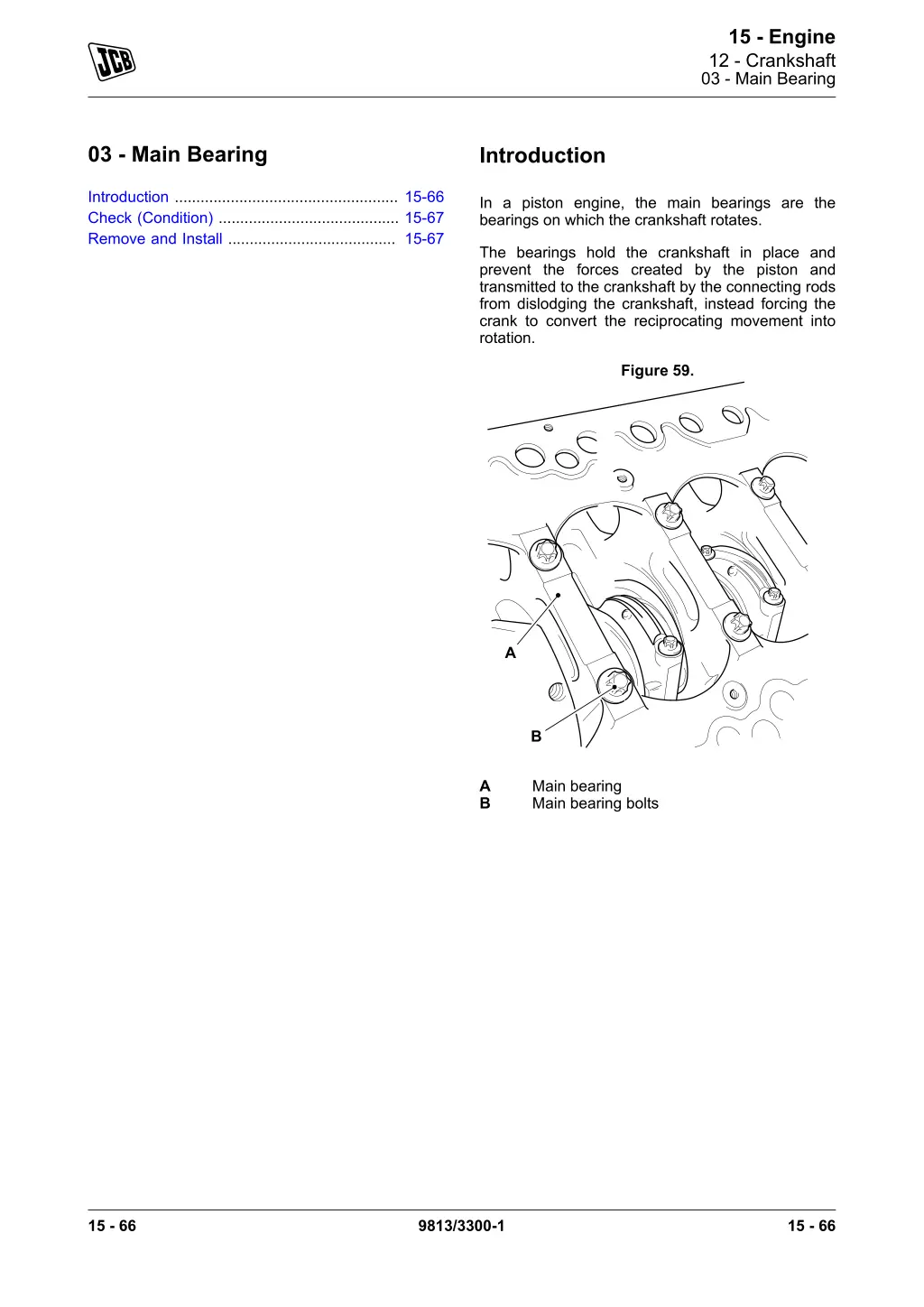 15 engine 12 crankshaft 03 main bearing