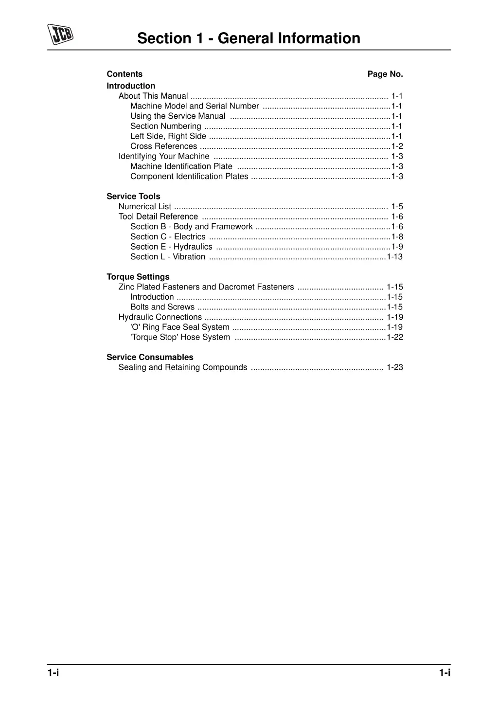 section 1 general information 1