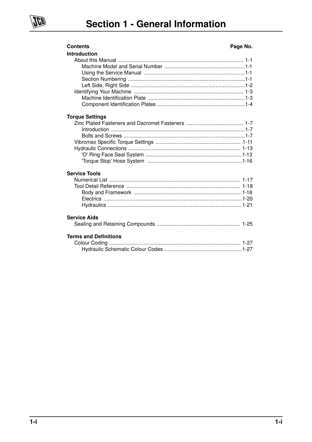 section 1 general information 1