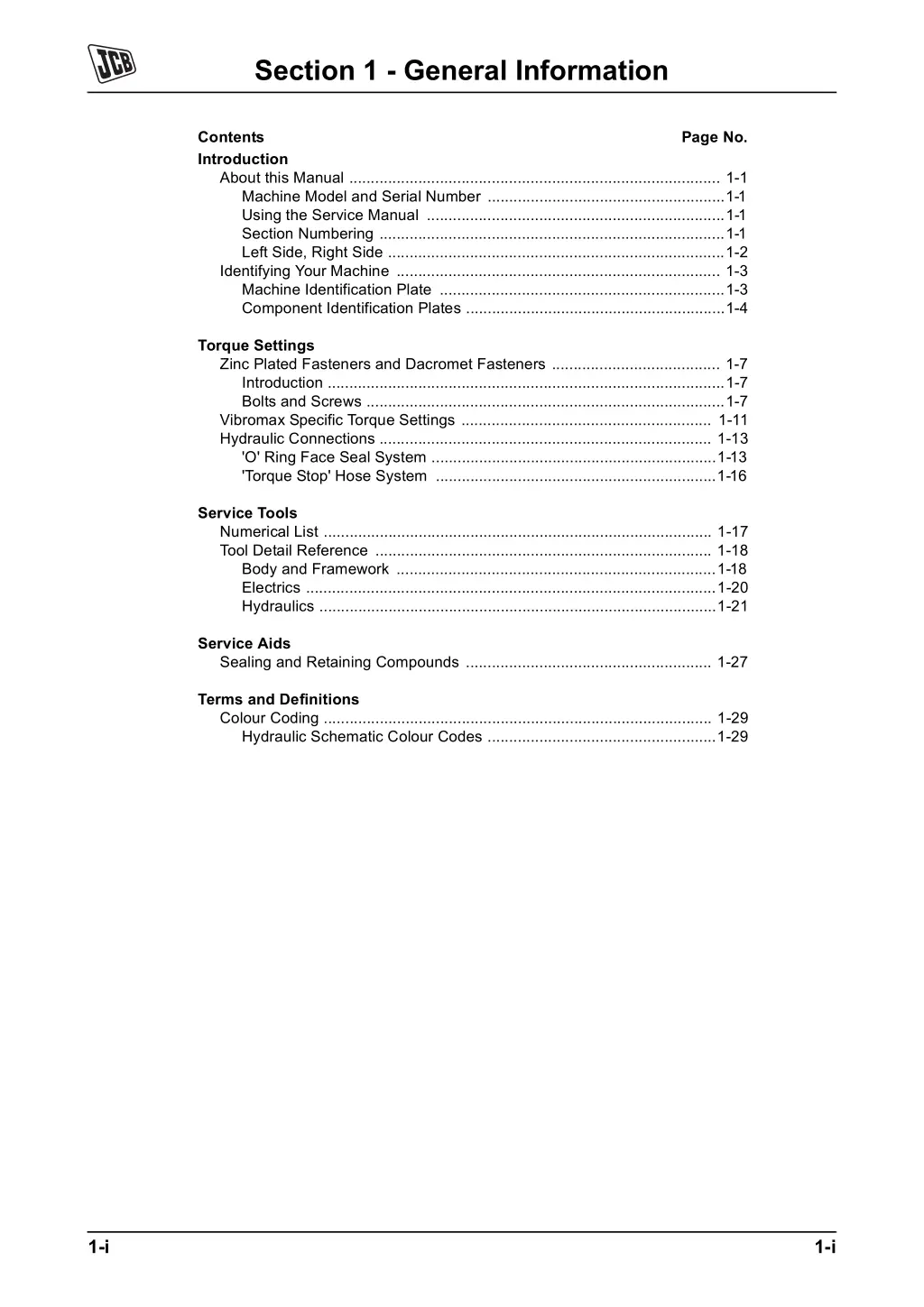 section 1 general information