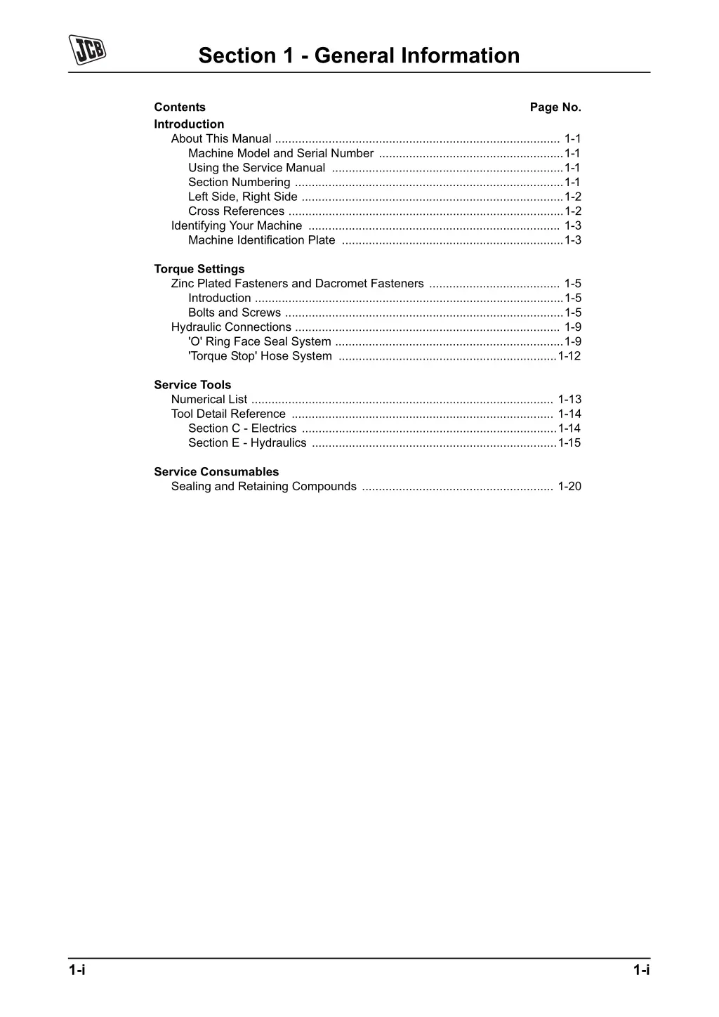 section 1 general information 1