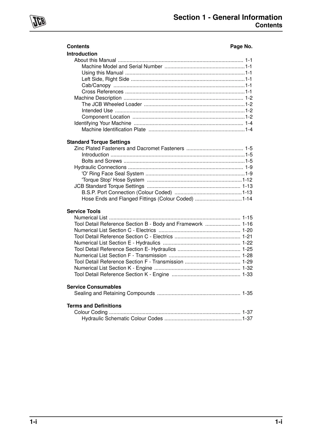 section 1 general information 1