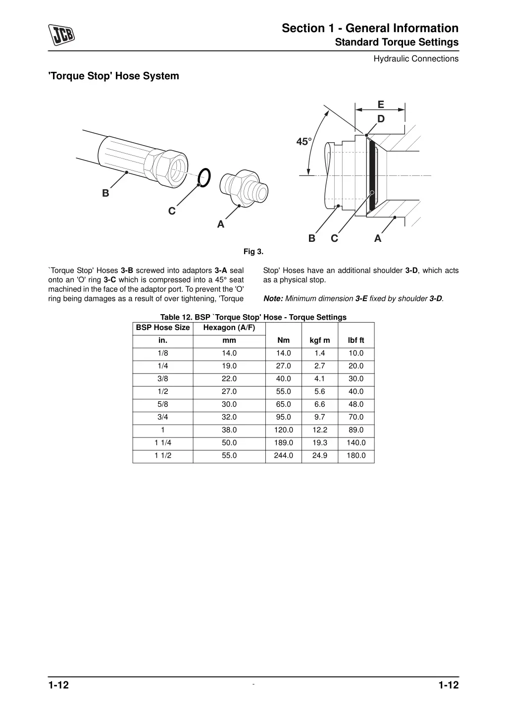 section 1 general information standard torque 7