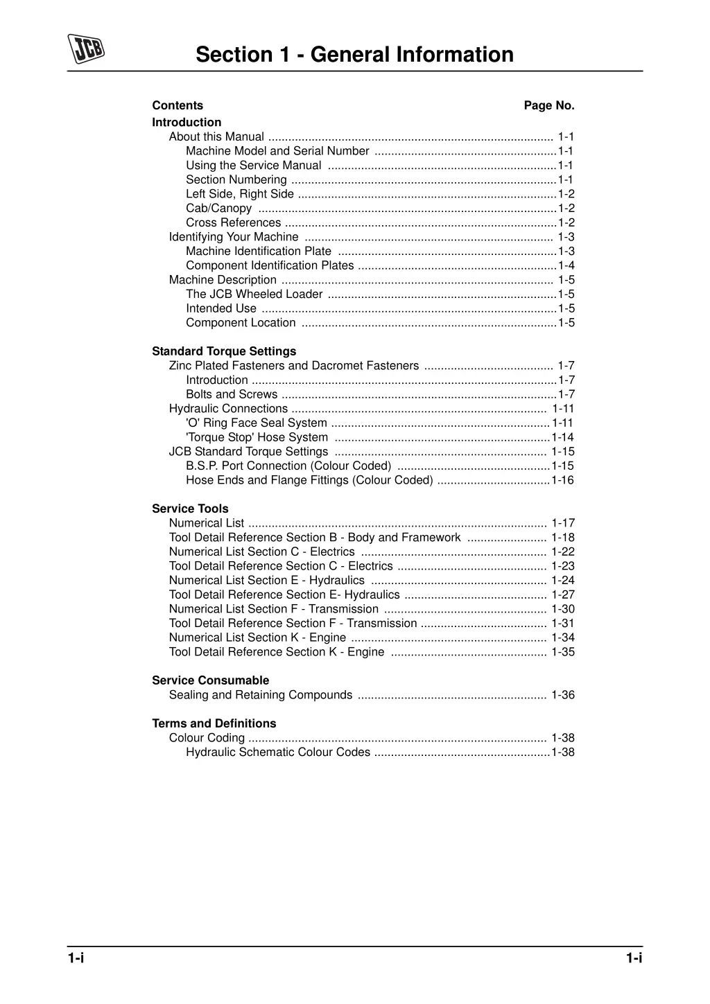 section 1 general information