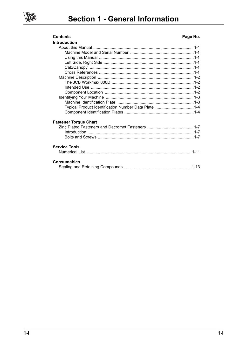 section 1 general information 1