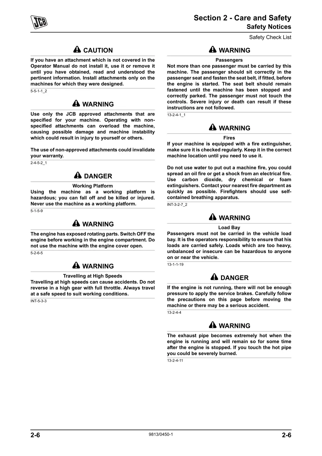 section 2 care and safety 8