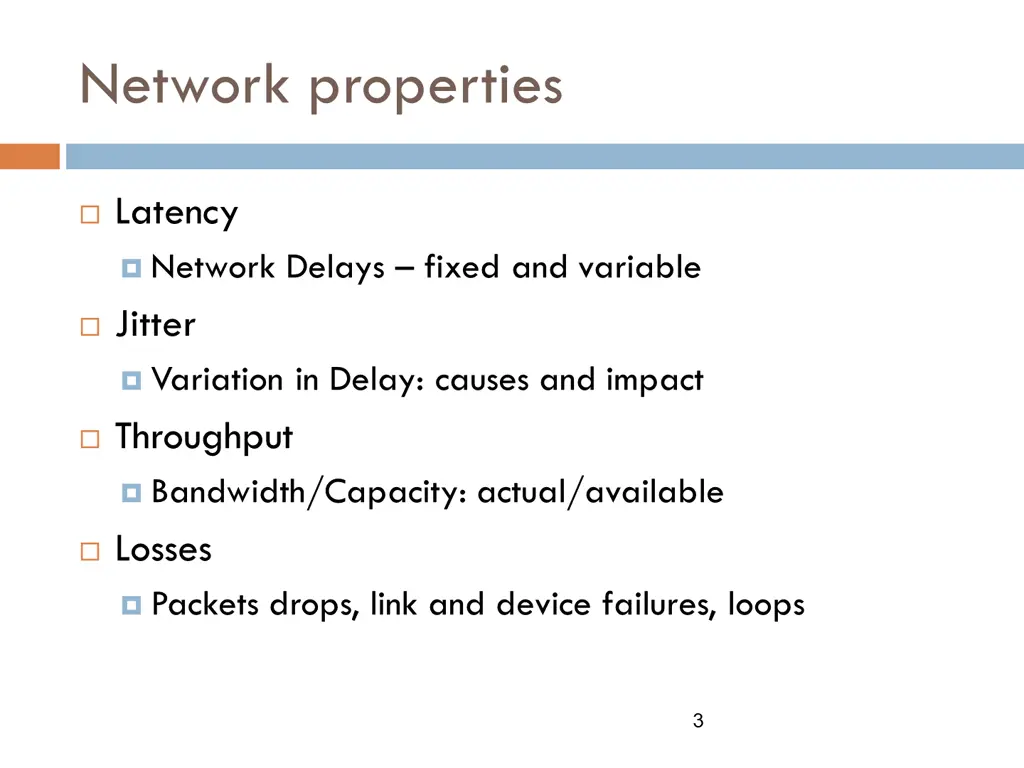 network properties