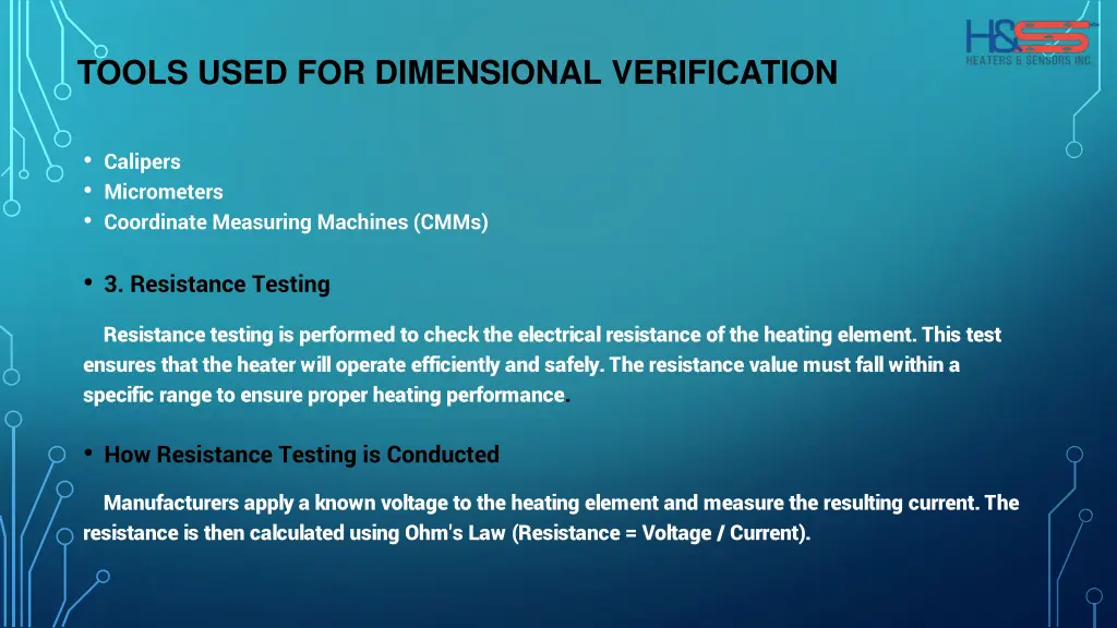 tools used for dimensional verification