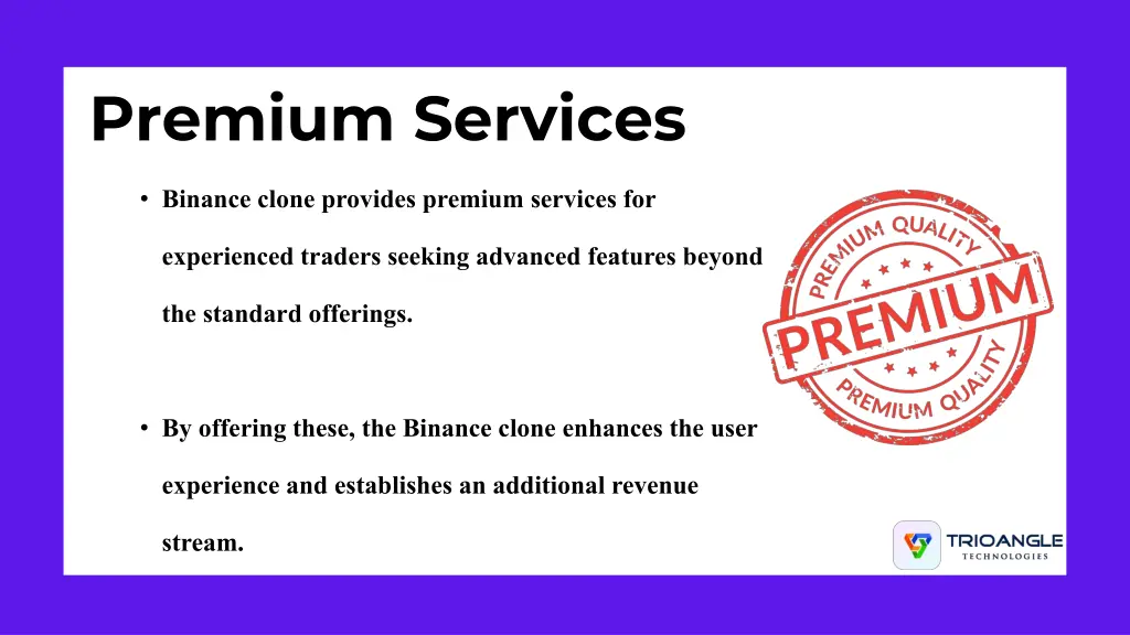 premium services