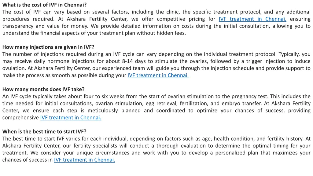 what is the cost of ivf in chennai the cost