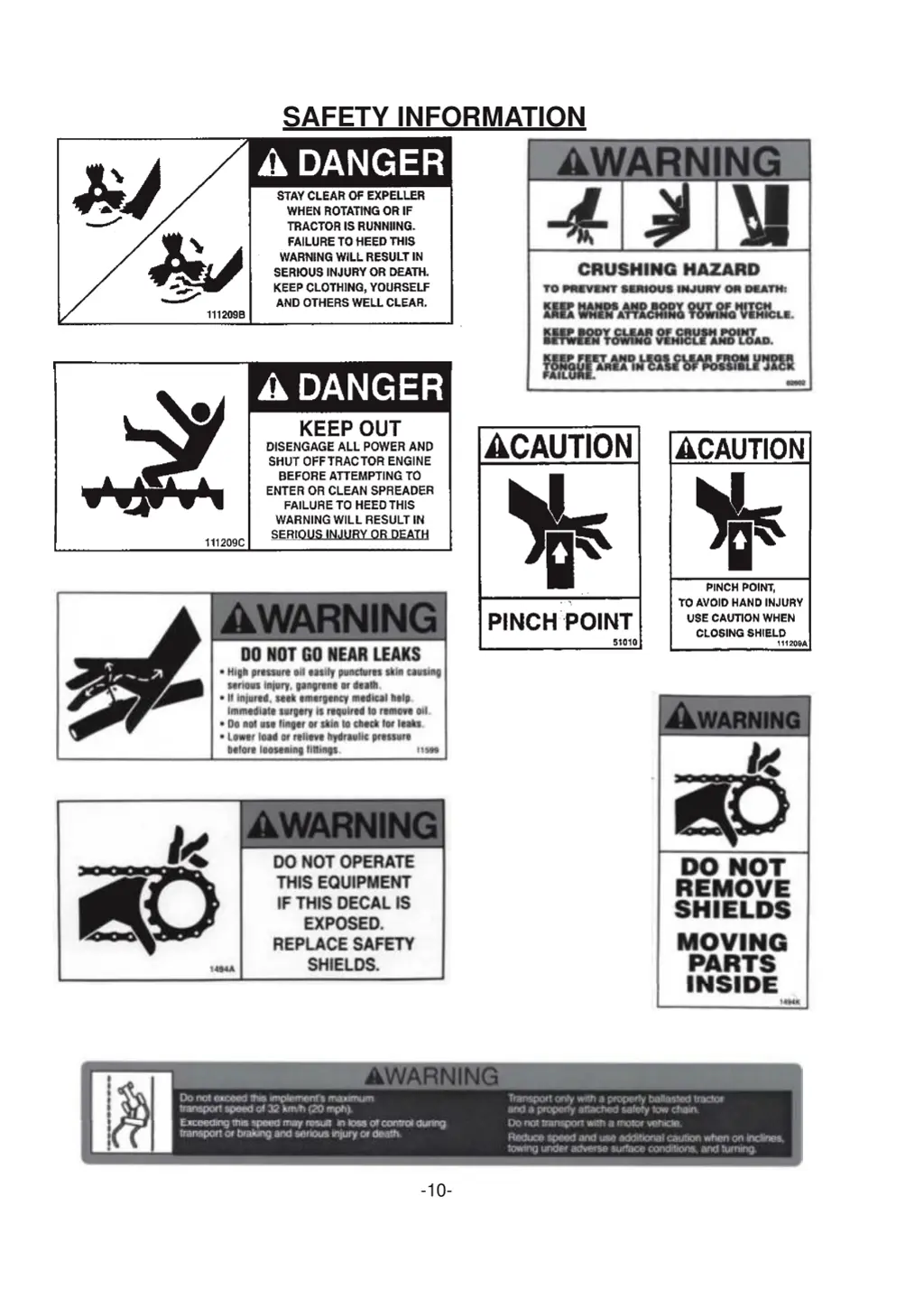 safety information 2