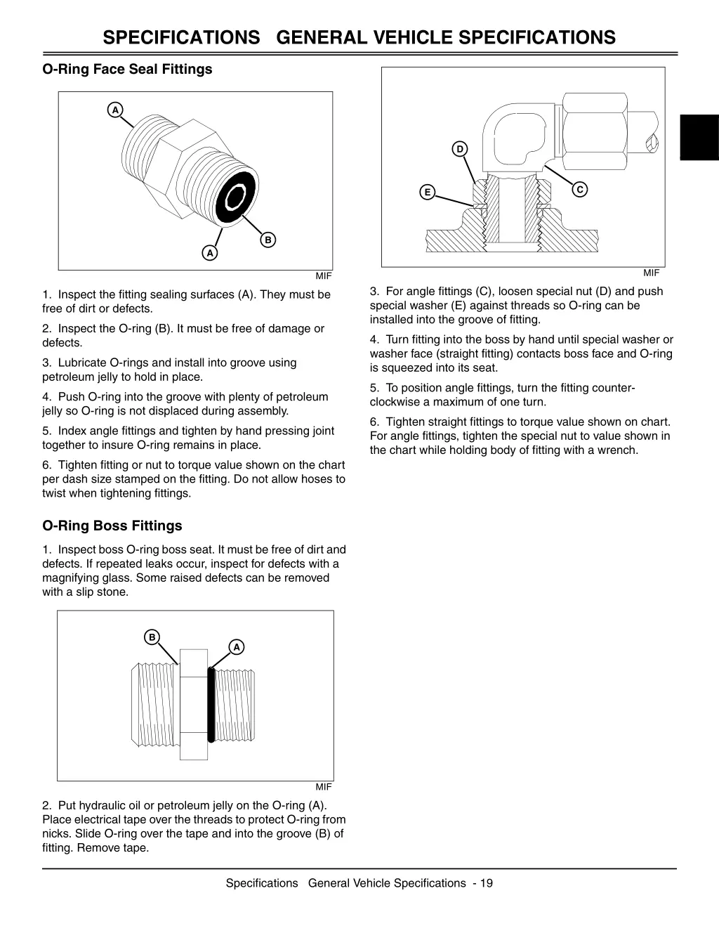 specifications general vehicle specifications 6