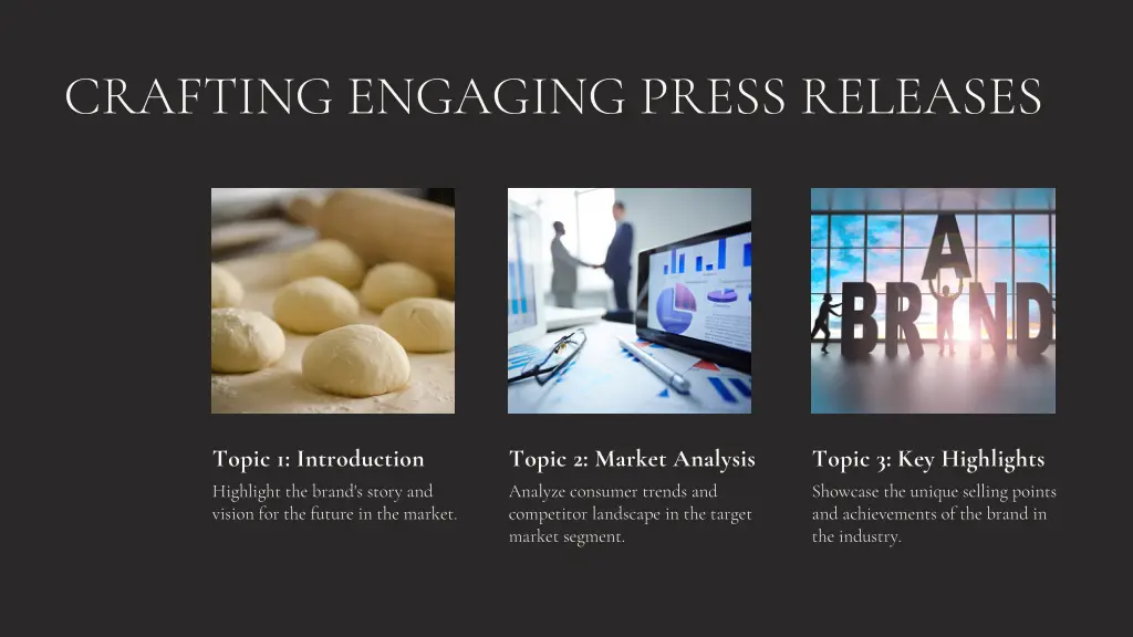 crafting engaging press releases