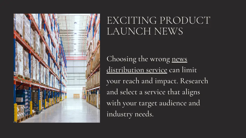 exciting product launch news