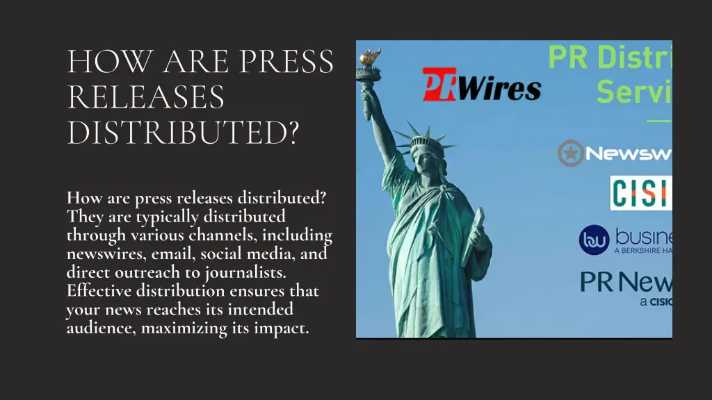 how are press releases distributed