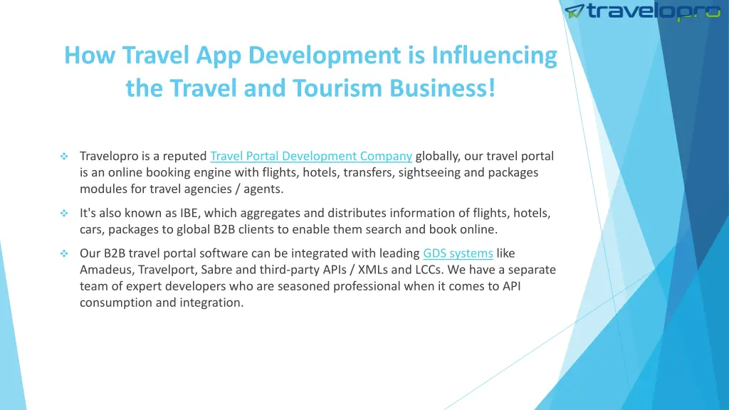 how travel app development is influencing