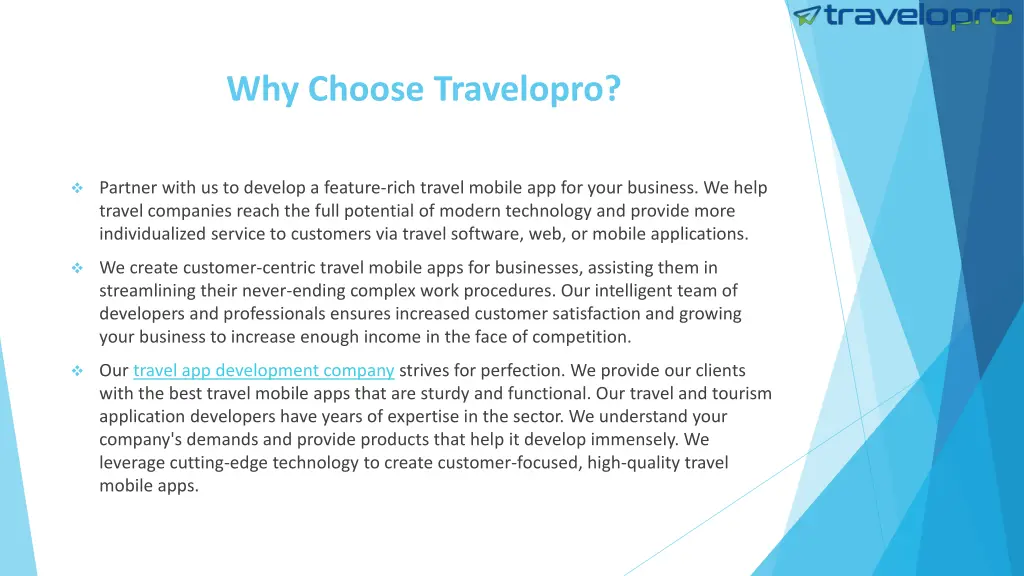 why choose travelopro