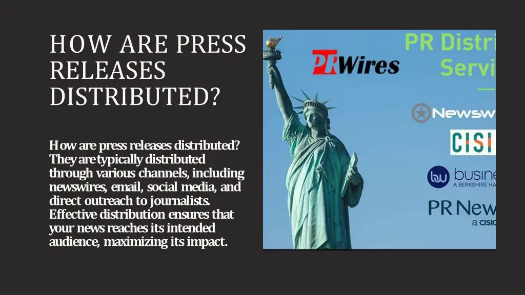how are press releases distributed