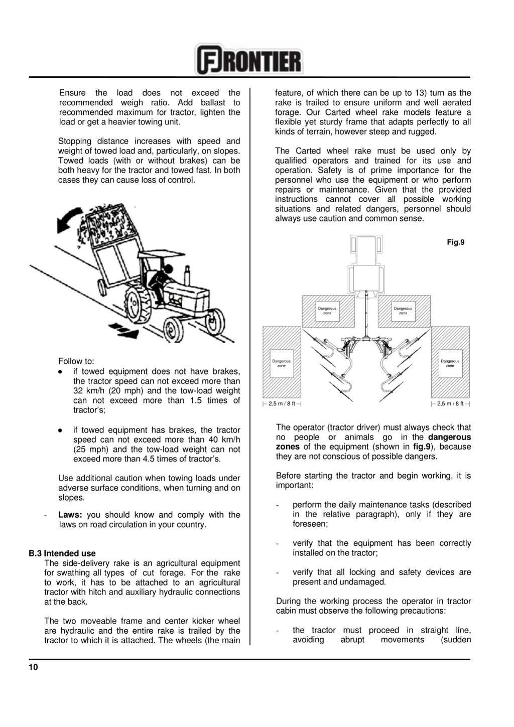 ensure the load does not exceed the recommended