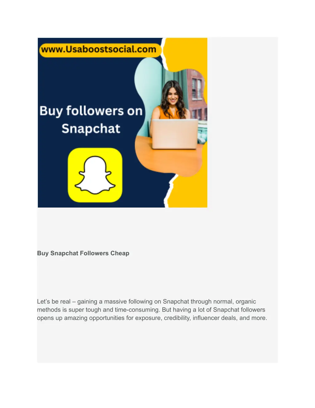 buy snapchat followers cheap