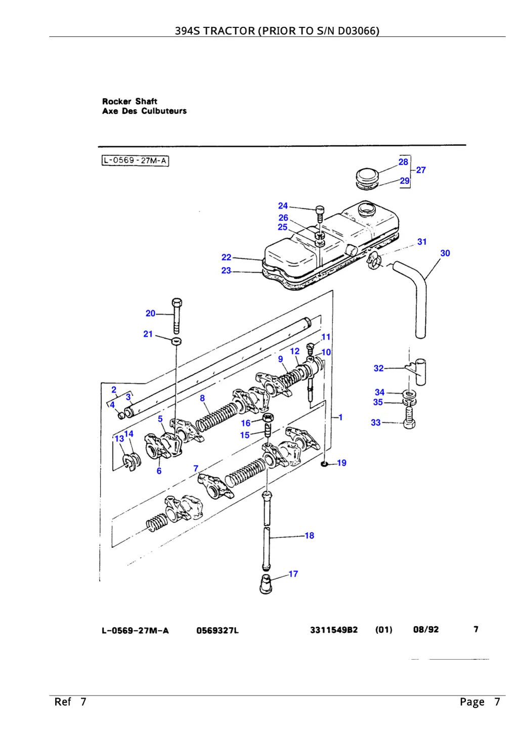 394s tractor prior to s n d03066 394s tractor 4